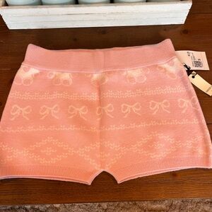 NWT Forever 21  Women’s Pink Knit pajama Shorts